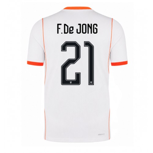 Stroje piłkarskie Holandia Frenkie de Jong #21 Koszulka Wyjazdowej MŚ 2026 Krótki Rękaw